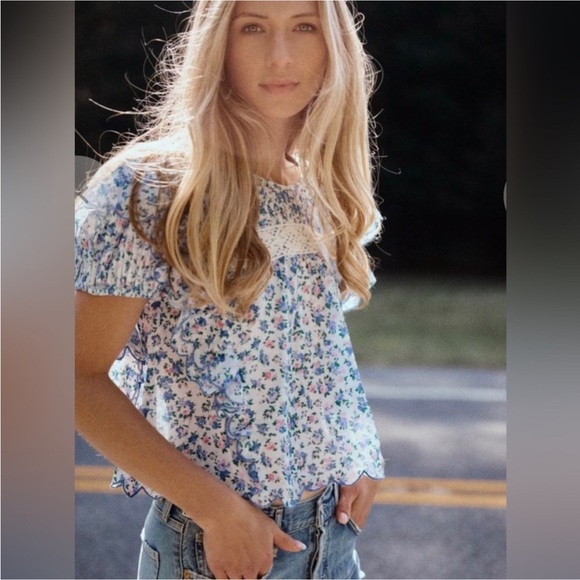 Love Shack Fancy Nelson floral lace top - Picture 14 of 16